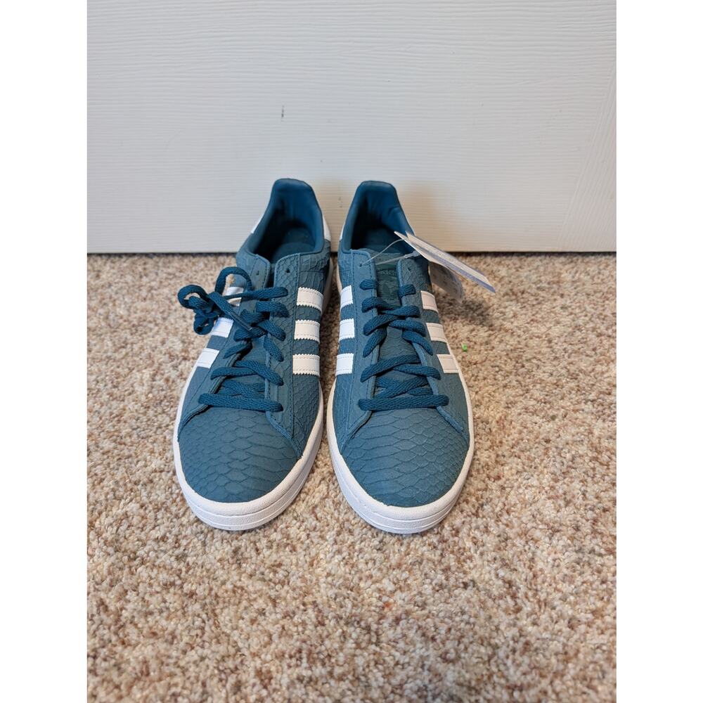 adidas Originals Campus W Petrol Night Teal Snake Shoes CQ2103 Women Size 8.5 - Picture 10 of 10